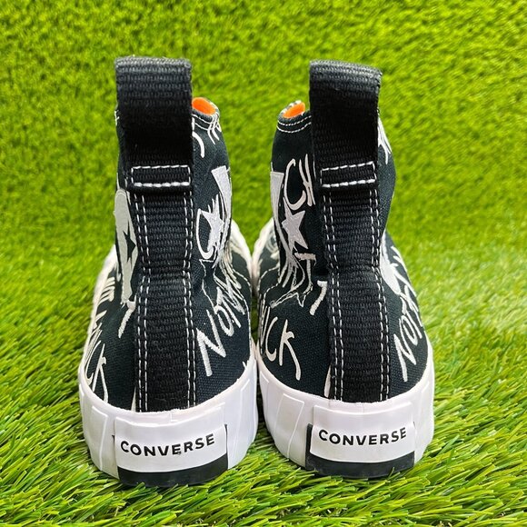 Converse UNT1TL3D Hi Not A Chuck Boys Size 7Y Black Walking Shoes Sneakers - Picture 6 of 10